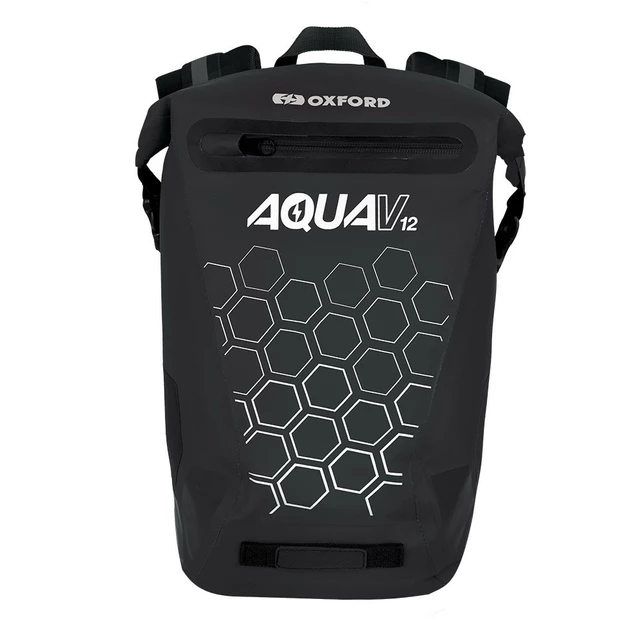 Vízhatlan hátizsák Oxford Aqua V12 Backpack 12l - fekete - fekete