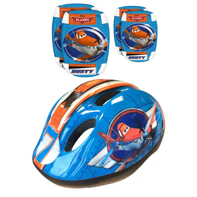 Disney Planes Set – Helmet + Elbow and Knee Protectors