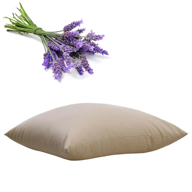 ZAFU 40x40 cm Kissen mit Buchweizen und Lavendel