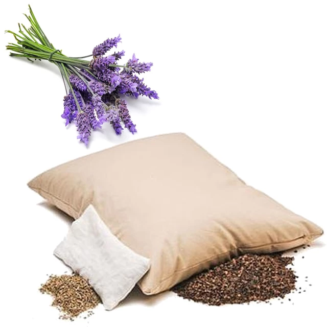 Buckwheat Pillow ZAFU 40x50cm with lavender