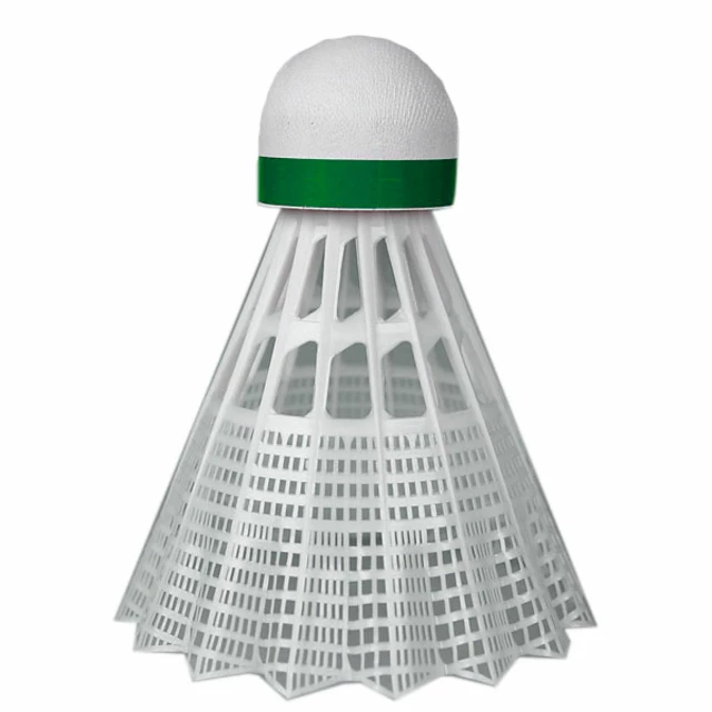 Yonex Mavis 350 Plastikbälle - weißer Federball - grüner Streifen