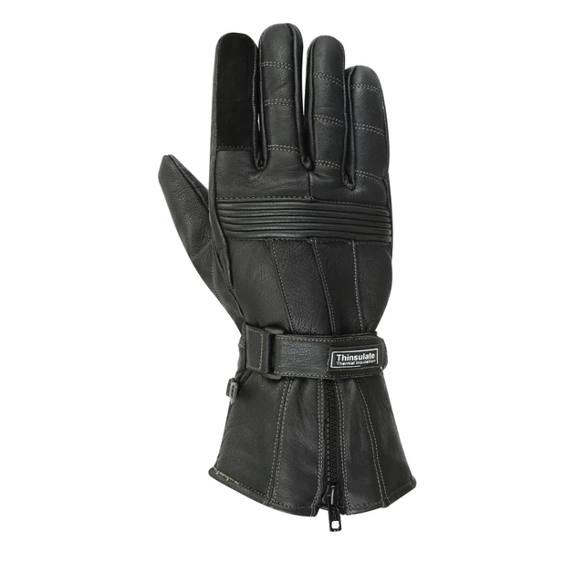 Motorcycle Gloves BOS Prag - Black - Black