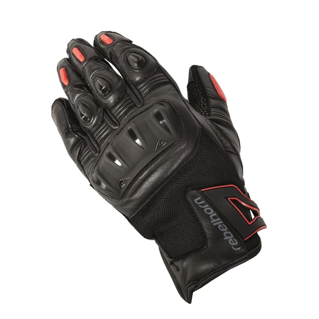 Men's Motorcycle Gloves Rebelhorn Flux - Black