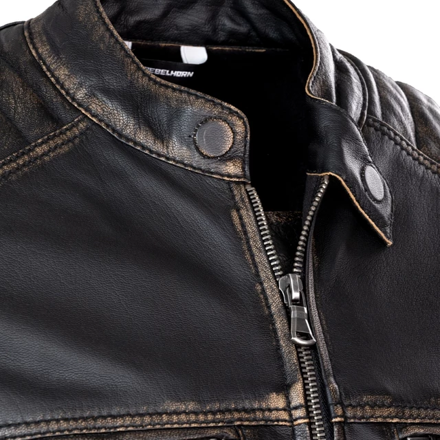 Leather Motorcycle Jacket Rebelhorn Hunter Pro CE