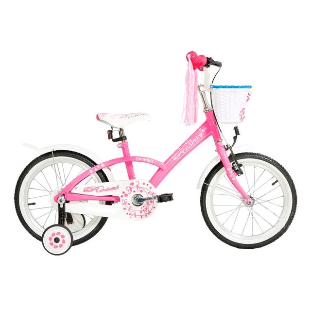Gyermek kerékpár Turbo Roses 16" - rózsaszín