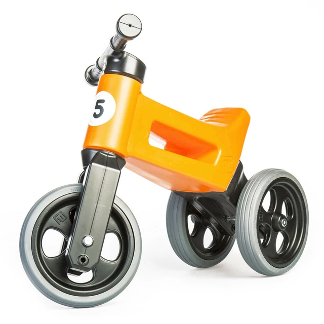 2-in-1 Balance Bike/Tricycle FUNNY WHEELS Rider Sport - Bright Orange