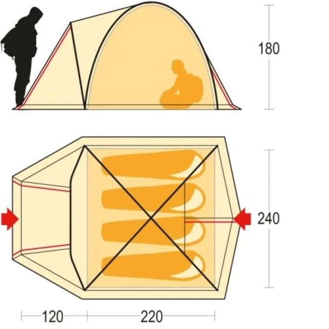 Tent FERRINO Tenere 4