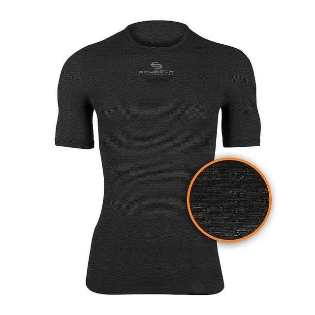 Unisex tričko Brubeck Multifunctional Base Layer s krátkým rukávem - Graphite - Graphite