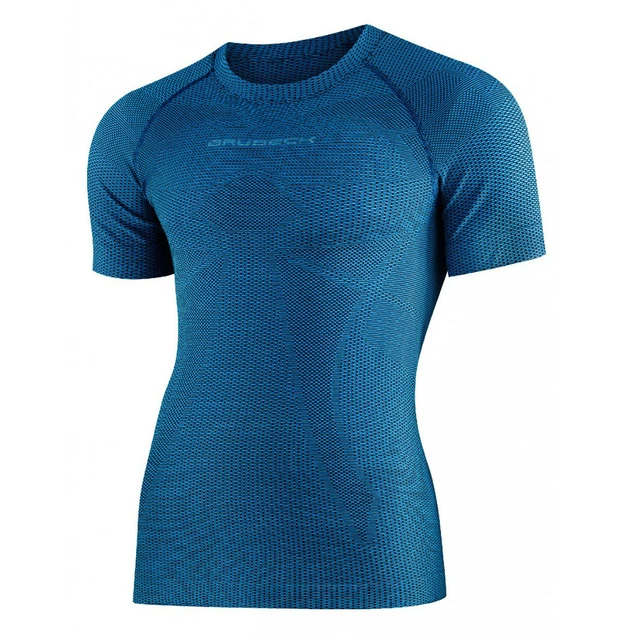 Pánske tričko Brubeck 3D Run PRO s krátkym rukávom - blue