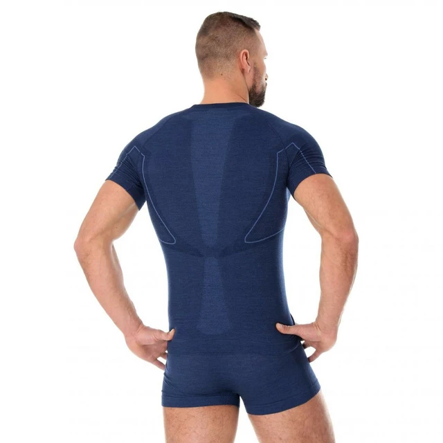 Men’s Short-Sleeved T-Shirt Brubeck Active Wool - Black