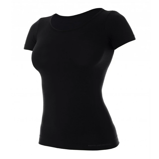 Women’s Short-Sleeved T-Shirt Brubeck Wool Comfort - Grey
