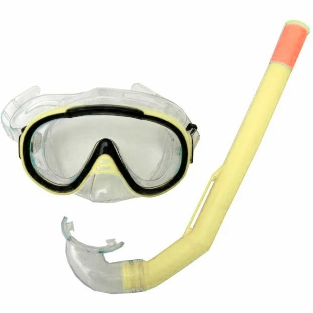 Snorkelling Set Francis Cristal Junior - Yellow