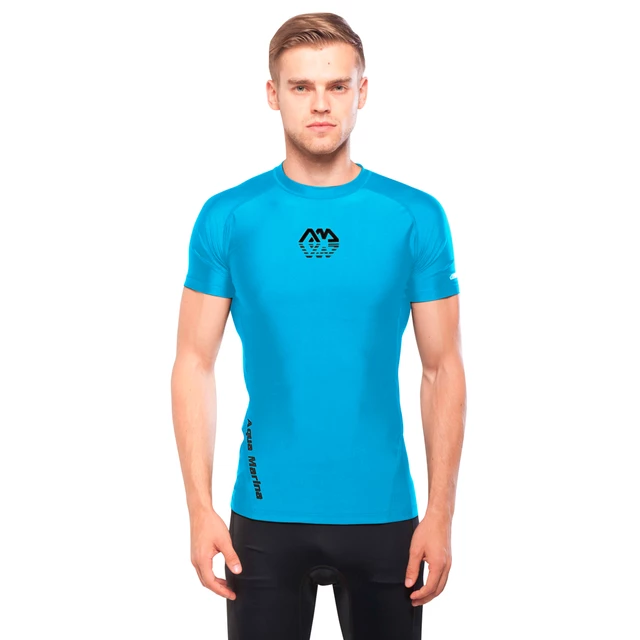 Męska koszulka rashguard do sportów wodnych Aqua Marina Scene - Niebieski