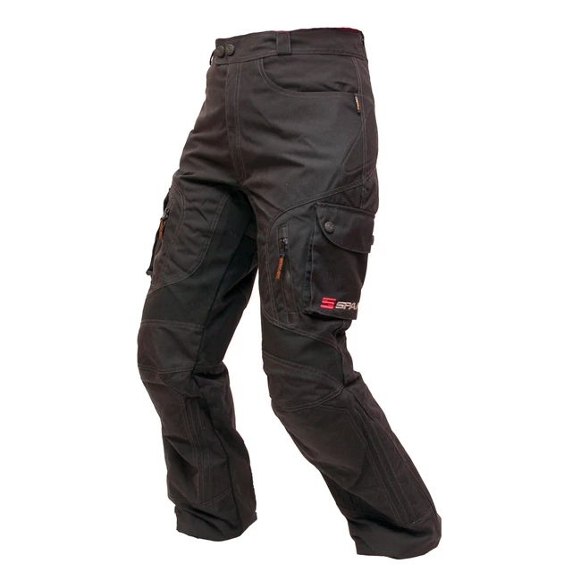 Unisex moto kalhoty Spark Stream - černá