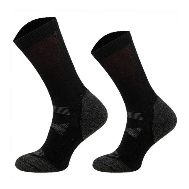 Trekingové Merino zokni Comodo TRE3 - fekete - fekete