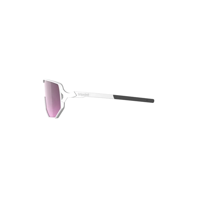 Sports Sunglasses Tripoint Reschen - Shiny Milky Pink /w Silver Mirror Cat.3