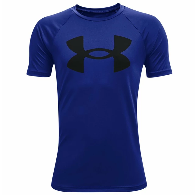 Boys’ T-Shirt Under Armour Tech Big Logo SS - Blue