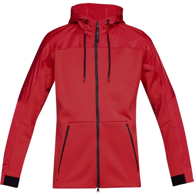Pánská mikina Under Armour Unstoppable Coldgear Swacket - Red/Radio Red
