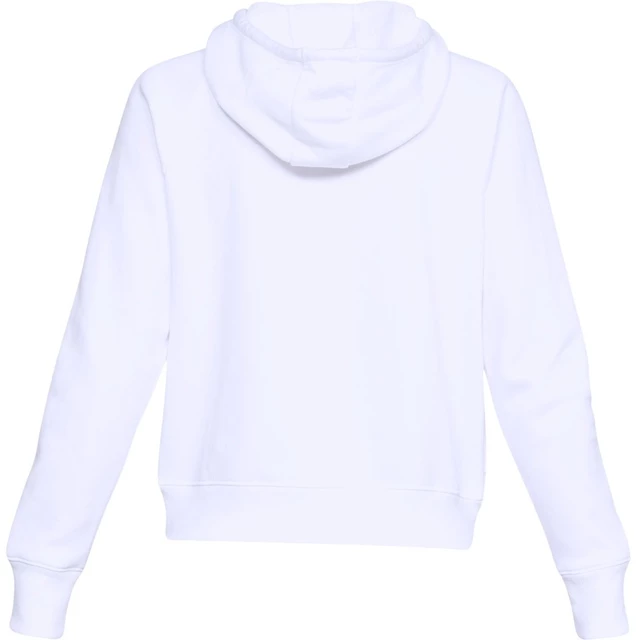 Dámska mikina Under Armour Cotton Fleece WM FZ - Steel Light Heather / White / White