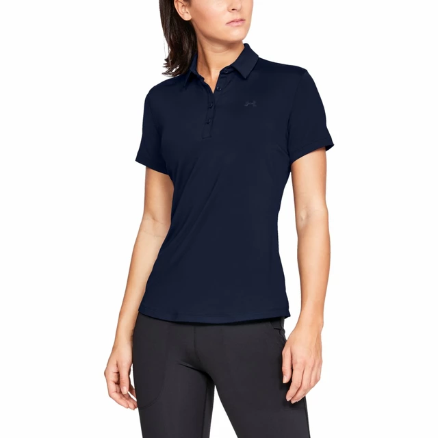 Women’s Polo Shirt Under Armour Zinger Short Sleeve - Salt Purple - Academy