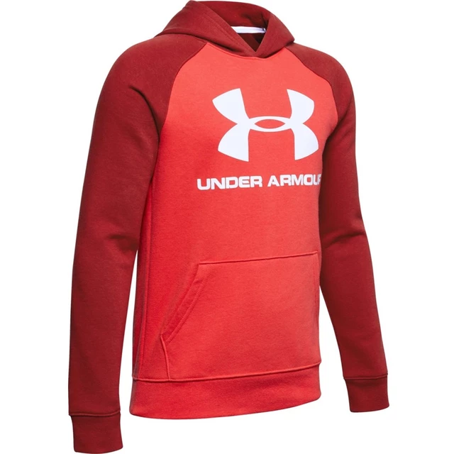 Boys’ Hoodie Under Armour Rival Logo - Martian Red