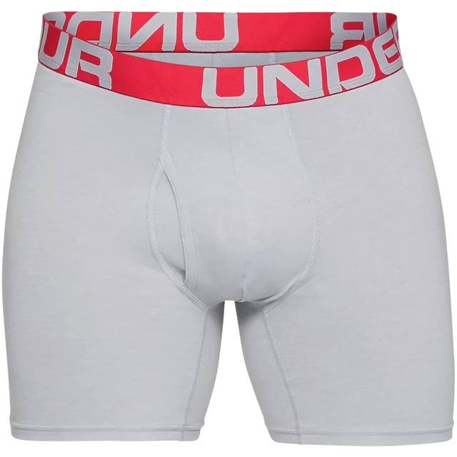 Men’s Boxer Jocks Under Armour Charged Cotton 6in – 3-Pack - Red