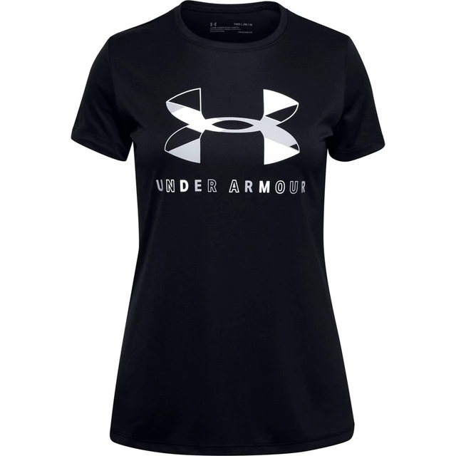 Girls’ T-Shirt Under Armour Tech Graphic Big Logo SS - Black