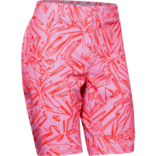 Dámské golfové kraťasy Under Armour Links Printed Short - Lipstick