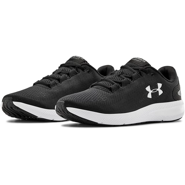 Men UA Under Armour Charged Pursuit 2 Running Shoes Black 3023845-002 4E  WIDE