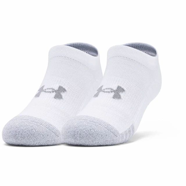 Youth HeatGear No-Show Socks Under Armour – 3-Pack - White