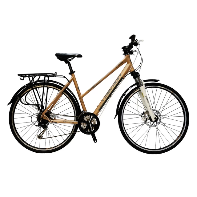 Dámsky trekingový bicykel Devron Urbio LT3.8 - model 2015 - Cooper Grey