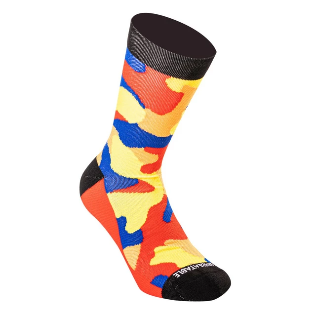 Ponožky Undershield Camo Short žlutá/červená/modrá