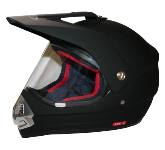 WORKER V340 Motorcycle Helmet - Black