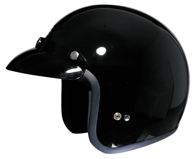 WORKER V500 Motorcycle Helmet - Black