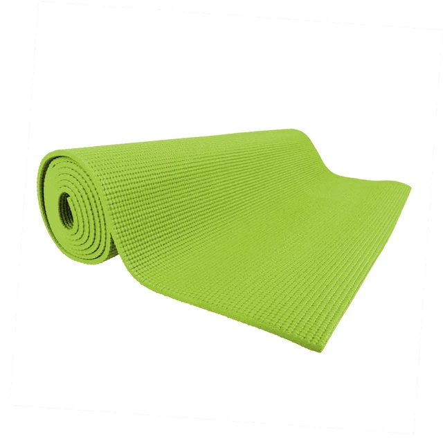 Aerobic szőnyeg inSPORTline Yoga - szürke - fényvisszaverő zöld