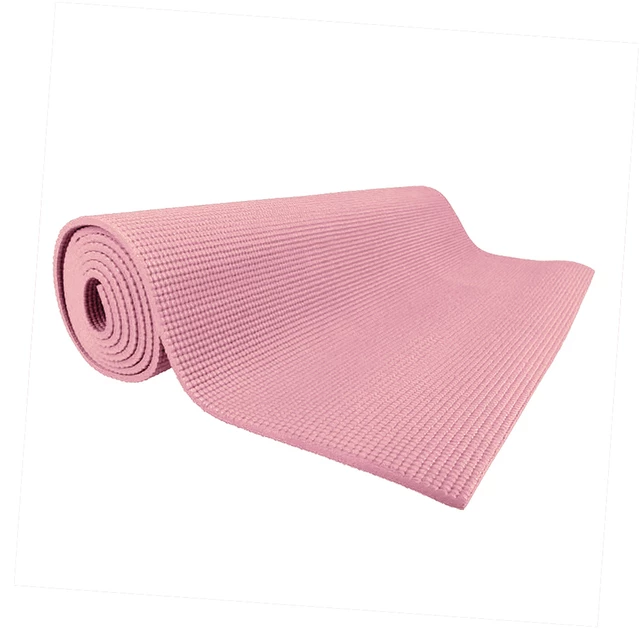 Aerobic szőnyeg inSPORTline Yoga - fényvisszaverő zöld - rózsaszín