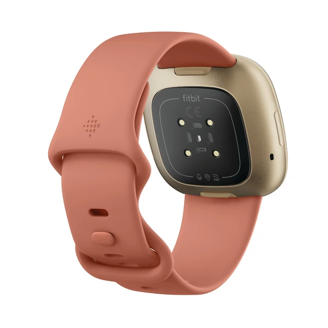 Chytré hodinky Fitbit Versa 3 Pink Clay/Soft Gold Aluminum - inSPORTline
