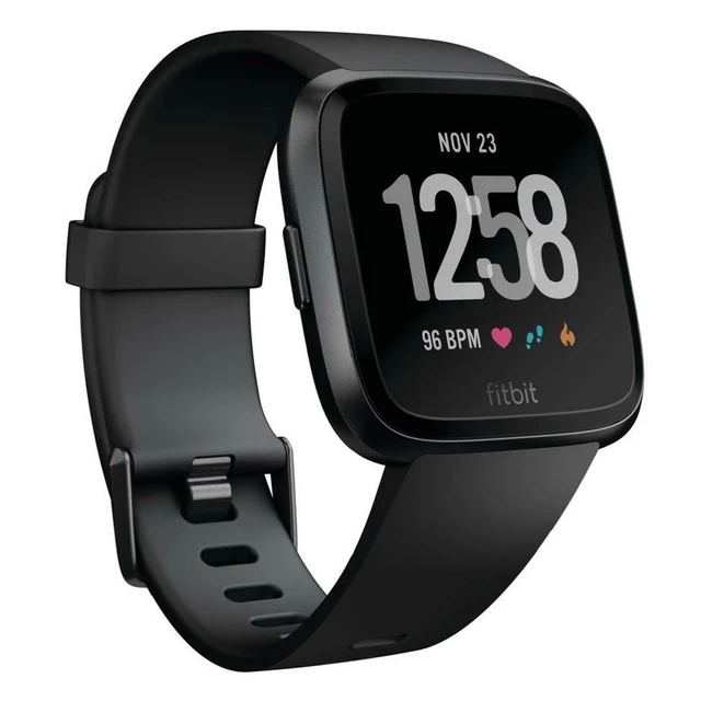 Smart Watch Fitbit Versa Black/Black Aluminum