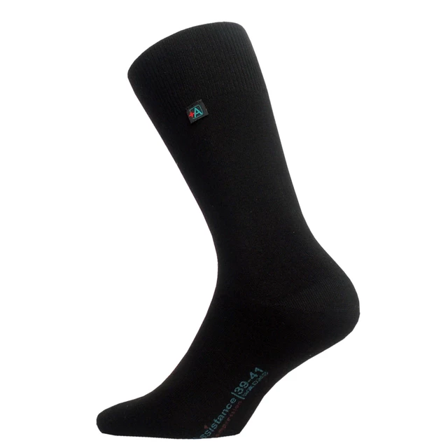 Socks ASSISTANCE - with elasthane - Black