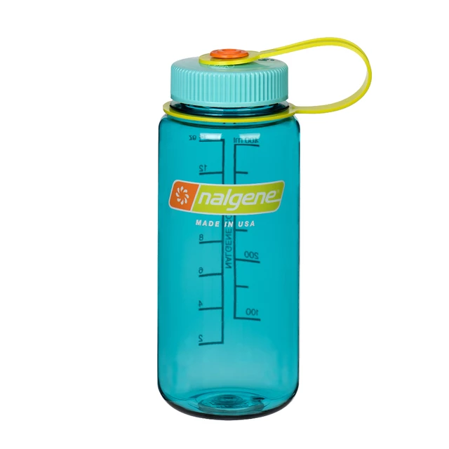 Outdoor Water Bottle NALGENE Wide Mouth Sustain 500 ml - Spring Green 16 WM - Cerulean