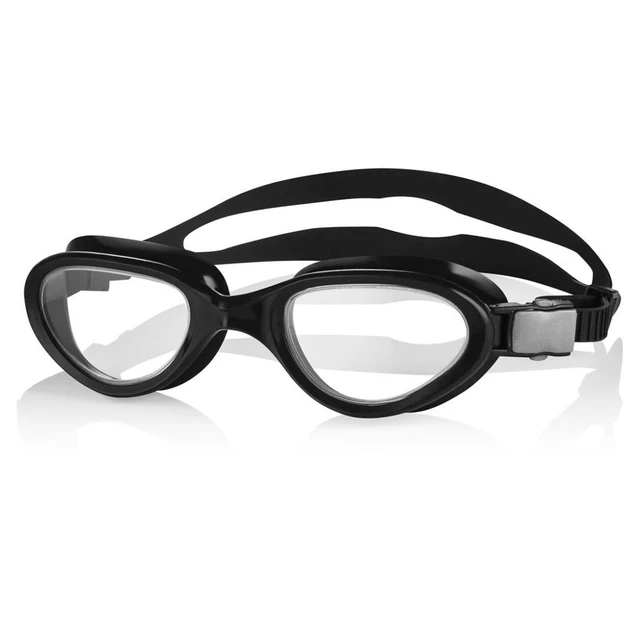 AQS87 Swimming Goggles Aqua Speed X-Pro - Black/Clear Lens