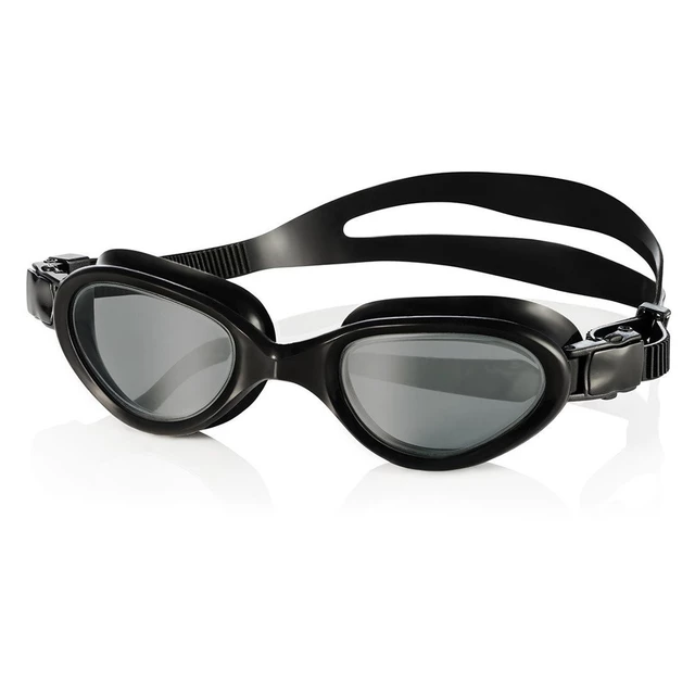 AQS87 Swimming Goggles Aqua Speed X-Pro - Black/Dark Lens - Black/Dark Lens