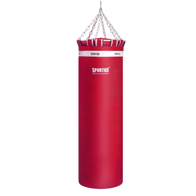 Worek bokserski SportKO MP02 45x150 cm - Czerwony