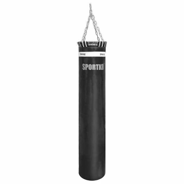 Worek bokserski SportKO MP04 30x150 cm / 60 kg - Czarny