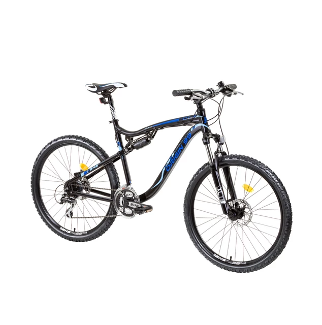 Full-suspension bike DHS Origin99 2649 26" - model 2015 - Black-Blue