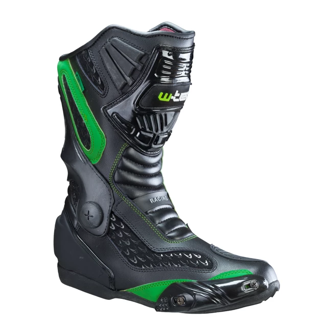 Skórzane buty motocyklowe W-TEC Brogun NF-6003 - Zielony