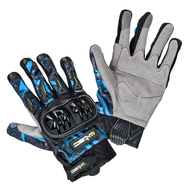 Moto Gloves W-TEC Hardta NF-5350 - Blue
