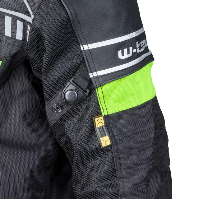 W-TEC Meltsch NF-2301 Herren Motorradjacke - Neon grün-schwarz