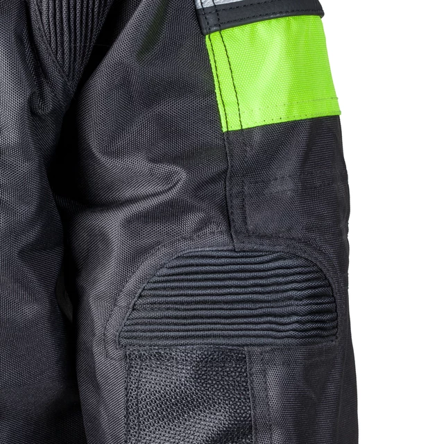 Férfi motoros kabát W-TEC Meltsch - neon-zöld-fekete, 6XL