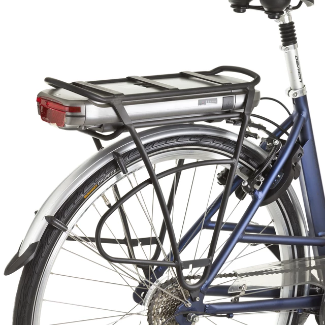 Stadt-Elektrofahrrad Devron Wellington 28024 - blau-schwarz